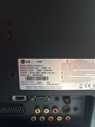 LG TV con TDT externo