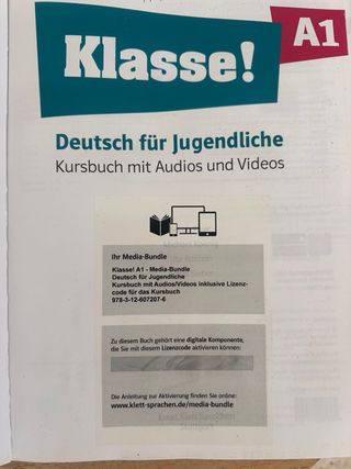 Klasse! a1 libro del alumno + licencia digital