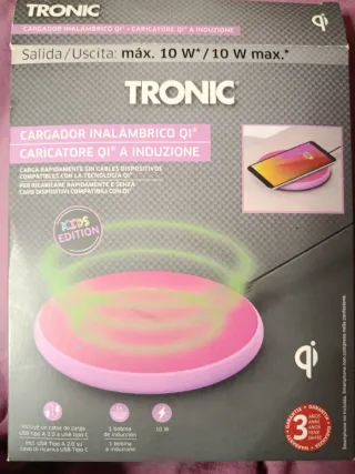 Cargador Inalámbrico Tronic QI Kids Edition
