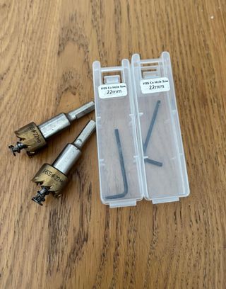 2 Brocas Corona HSS Co 22mm