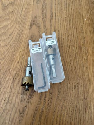 2 Brocas Corona HSS Co 22mm