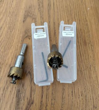 2 Brocas Corona HSS Co 22mm