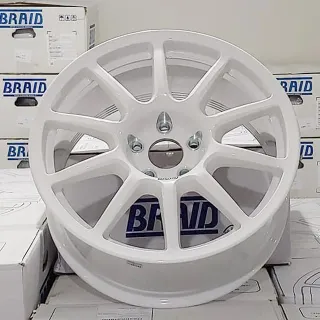 LLANTAS BRAID FULLRACE A 18 PULGADAS BLANCO.