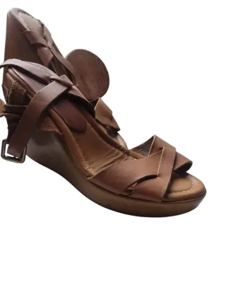 Sandalias Vogue Piel Marrón