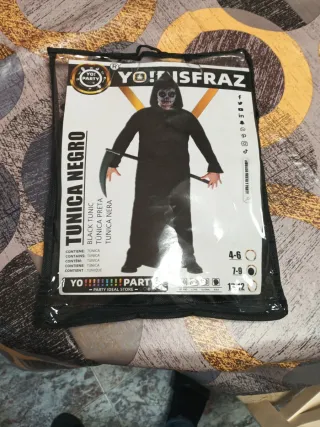 Disfraz Túnica Negra Halloween