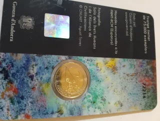 Andorra 2€ Declaración Derechos Humanos 2018