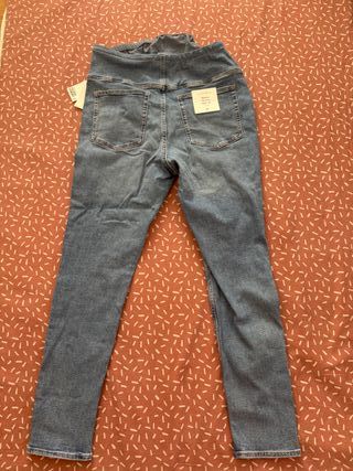 Pantalón premamá vaquero azul Talla L