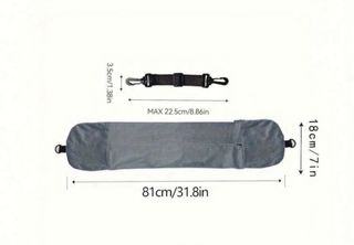 Almohada de viaje con compartimento para ropa