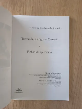 Libro Teoría Profesional de Música 2