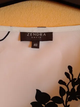 Blusa Zendra Talla 48 Estampado Floral