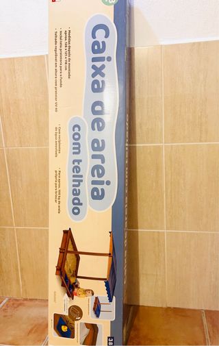 Caixa de Areia Infantil com cobertura