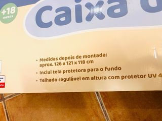 Caixa de Areia Infantil com cobertura