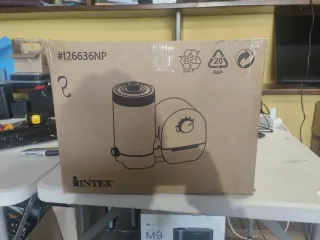 Bomba Filtro Piscina Intex Blanca