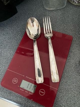 Set nascita posate e portauovo