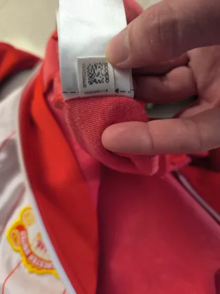 Chaqueta Adidas Manchester United Roja y Blanca