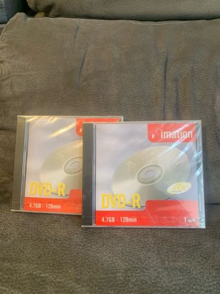 2 x DVD-R Imation 4.7GB 120min 1-3€ 2-5€