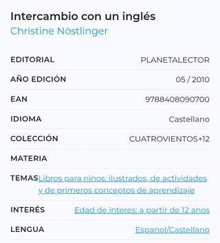 Intercambio con un inglés