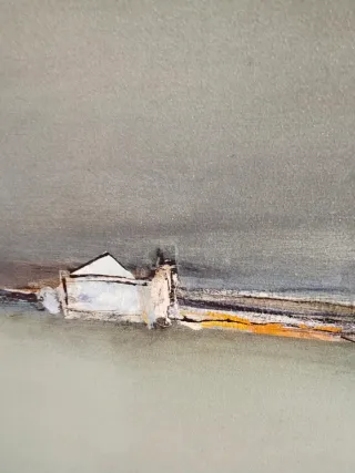 Cuadro abstracto moderno, minimalista