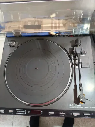 Tocadiscos JB SYSTEMS Profesional Negro