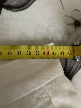 Pantalón recto mujer Roberto Verino blanco