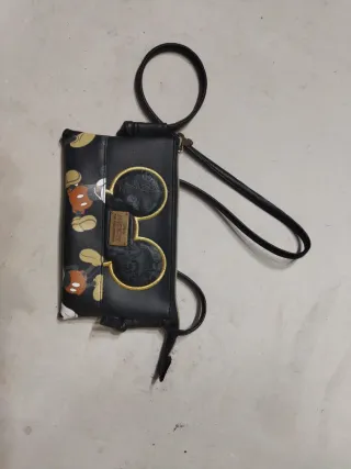 Bolso Mickey Mouse negro y dorado