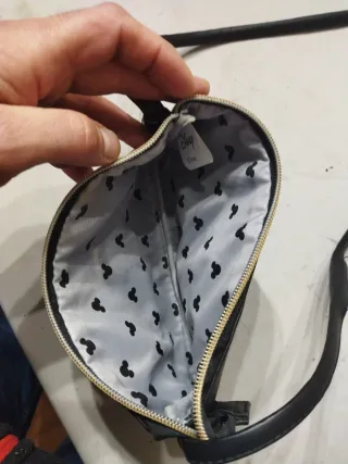 Bolso Mickey Mouse negro y dorado