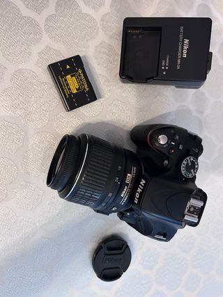 Cámara Nikon D5100 + Objetivo 18-55mm