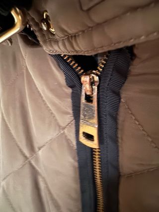 Anorak Zara Talla XS Marrón con Capucha