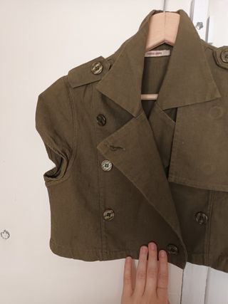 Chaqueta verde militar Chico Rips