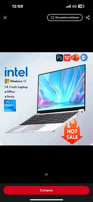 Portátil 14.1 FHD para piezas