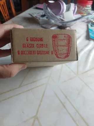 Caja 6 Vasos Duralex nuevos