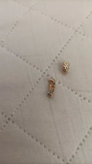 Pulsera Pandora Oro con Charm Textura