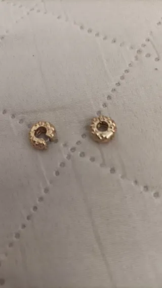 Pulsera Pandora Oro con Charm Textura