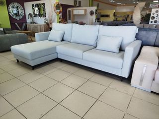 Sofá Chaise Longue Diseño Patas Metal