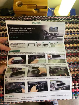 Marco Pantalla 9”Renault Clio 2005-2014