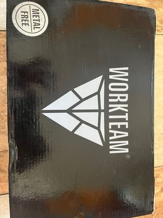 Zapatillas WORKTEAM Talla 36 Negras/Rojas