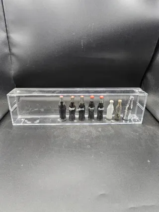 Set 8 Bottiglie Coca Cola Miniatura