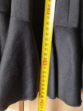 Falda flamenca niña negra