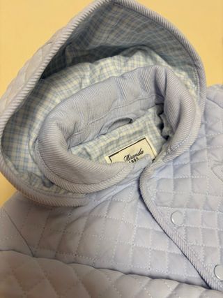 Chaqueta Miranda azul acolchada 12m