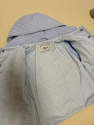 Chaqueta Miranda azul acolchada 12m