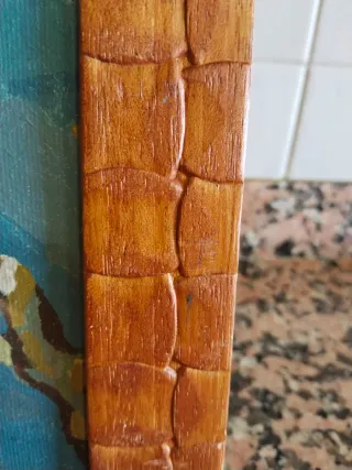 Cuadro de pájaros y flores