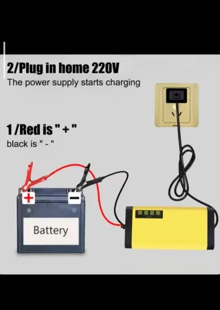 Cargador Batería Coche 12V