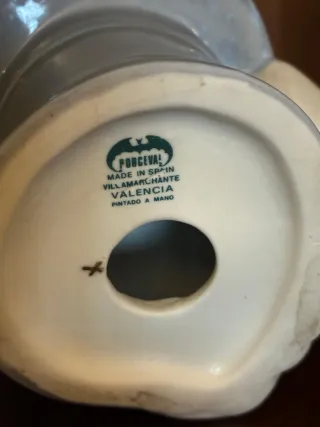 Figura porcelana paloma porta anillos