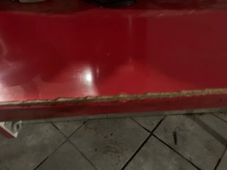 Escritorio Ikea Besta Burs Rojo Brillante