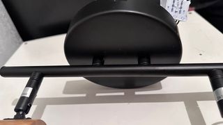 Lámpara de techo metal y madera