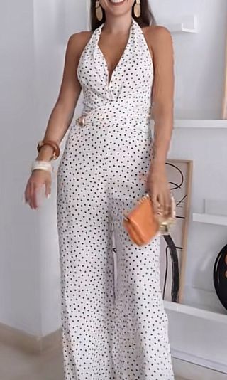 Mono halter lunares Zara