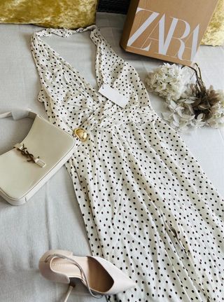 Mono halter lunares Zara