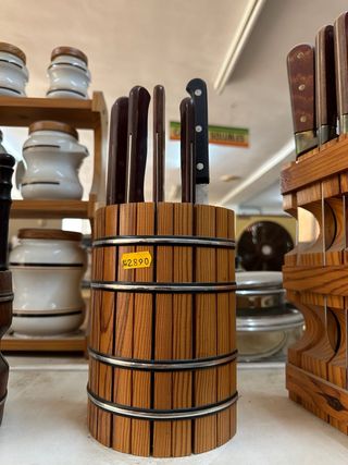 Juego de Cuchillos de Madera