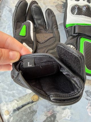 Guantes de moto Black One