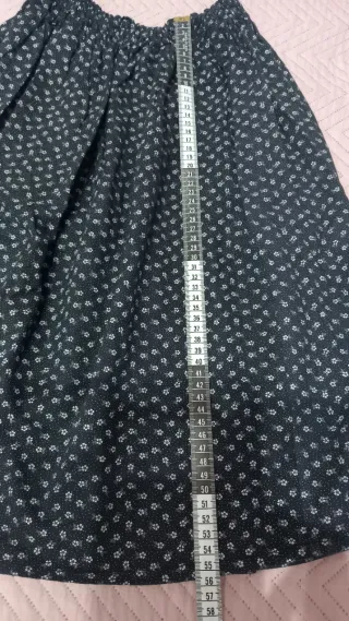 Traje de aldeana negro con blanco